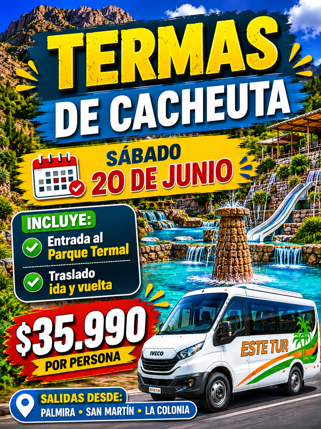 20 DE JUNIO TERMAS DE CACHEUTA