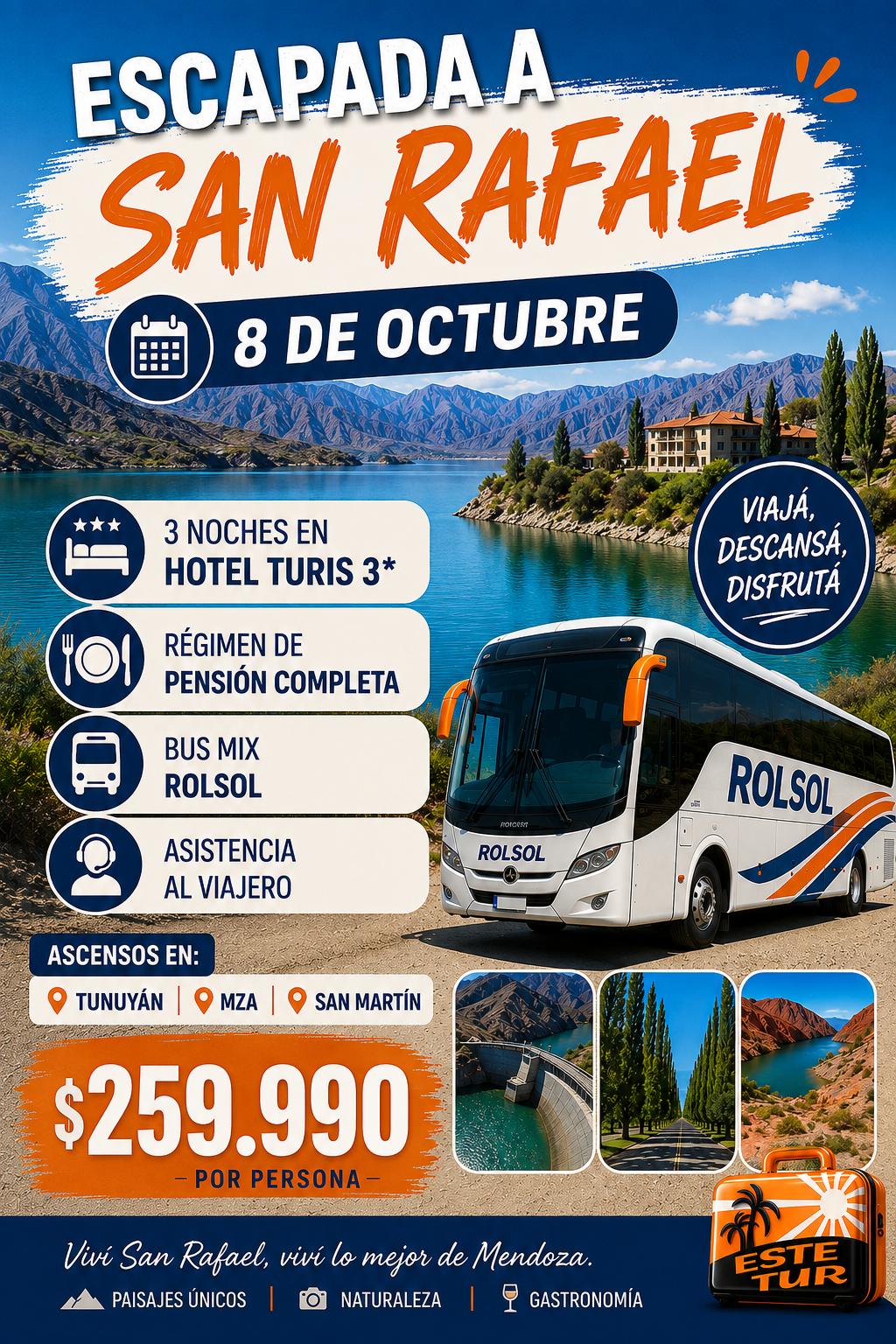 🌄 ESCAPADA A SAN RAFAEL – MENDOZA
